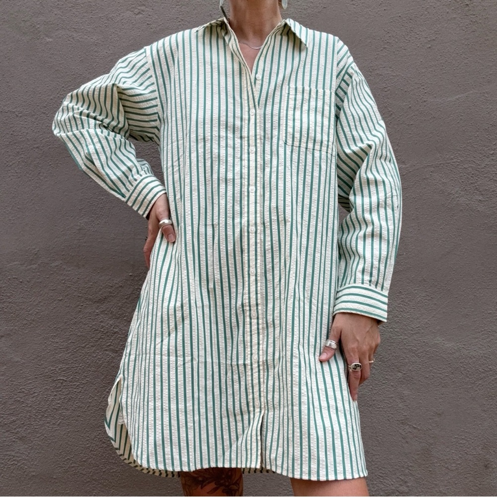 NWT Banana Republic Striped Shirt Dress